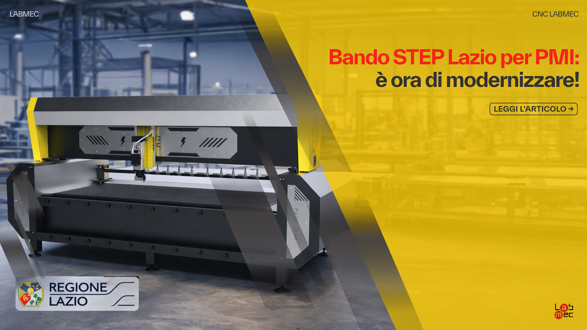 Copertina Articolo: Bando STEP Lazio per PMI: è ora di modernizzare!