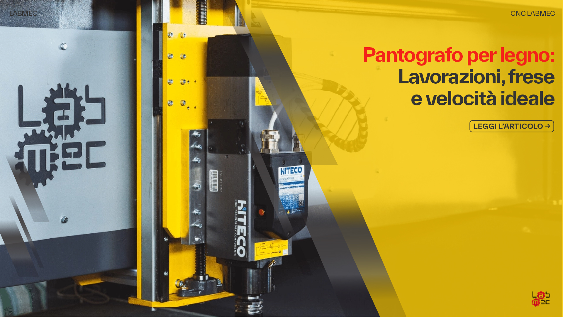 Copertina Articolo: Pantografo per legno: Lavorazioni, frese e velocità ideale