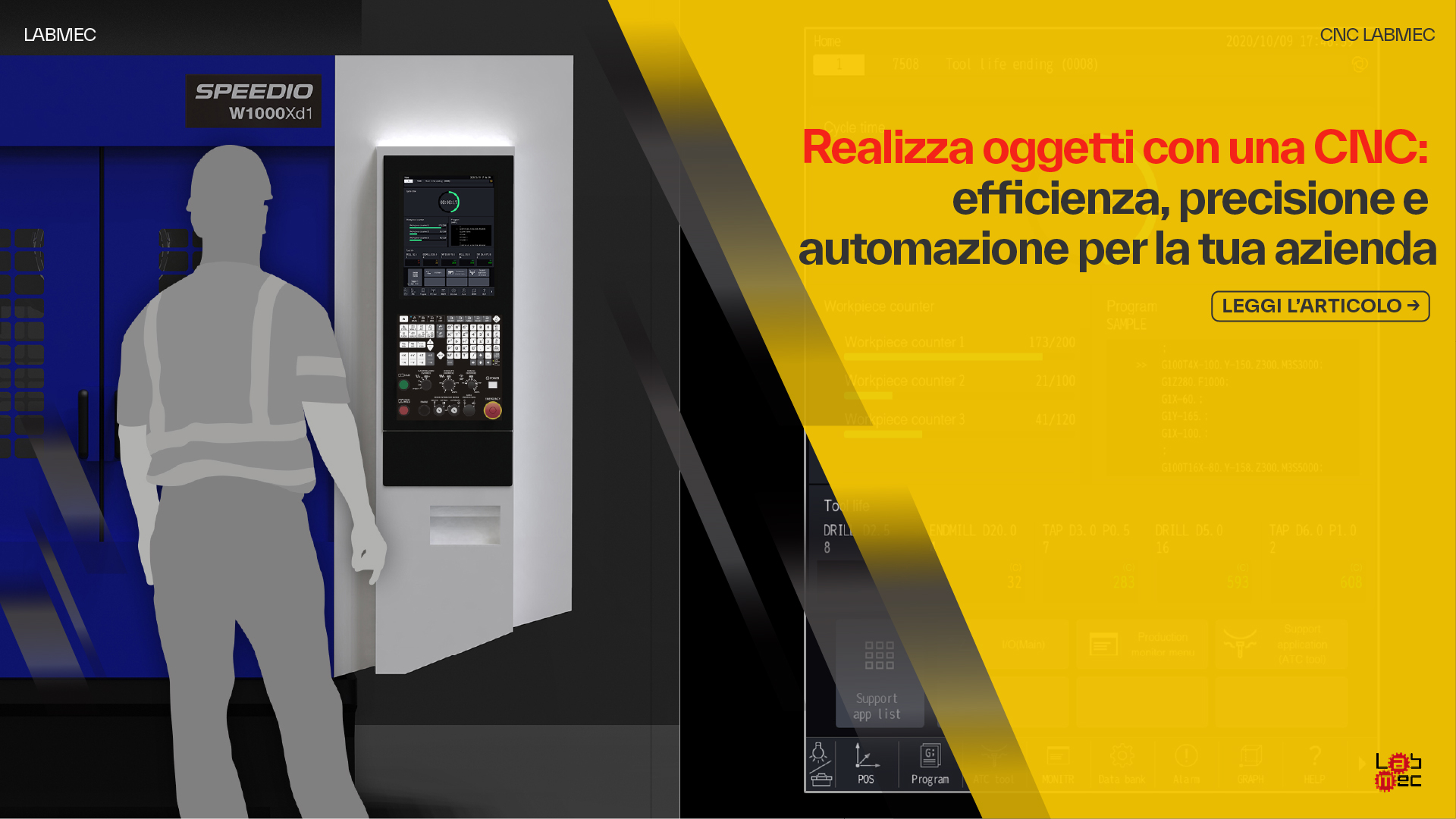 Copertina Articolo: Realizza oggetti con una CNC: efficienza, precisione e automazione per la tua azienda