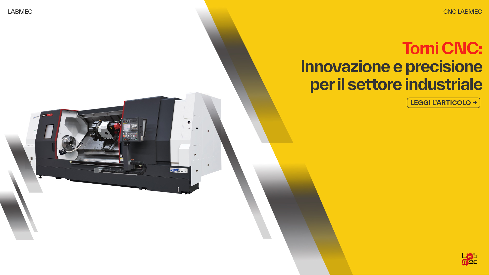 Copertina Articolo: Torni CNC: Innovazione e precisione per il settore industriale