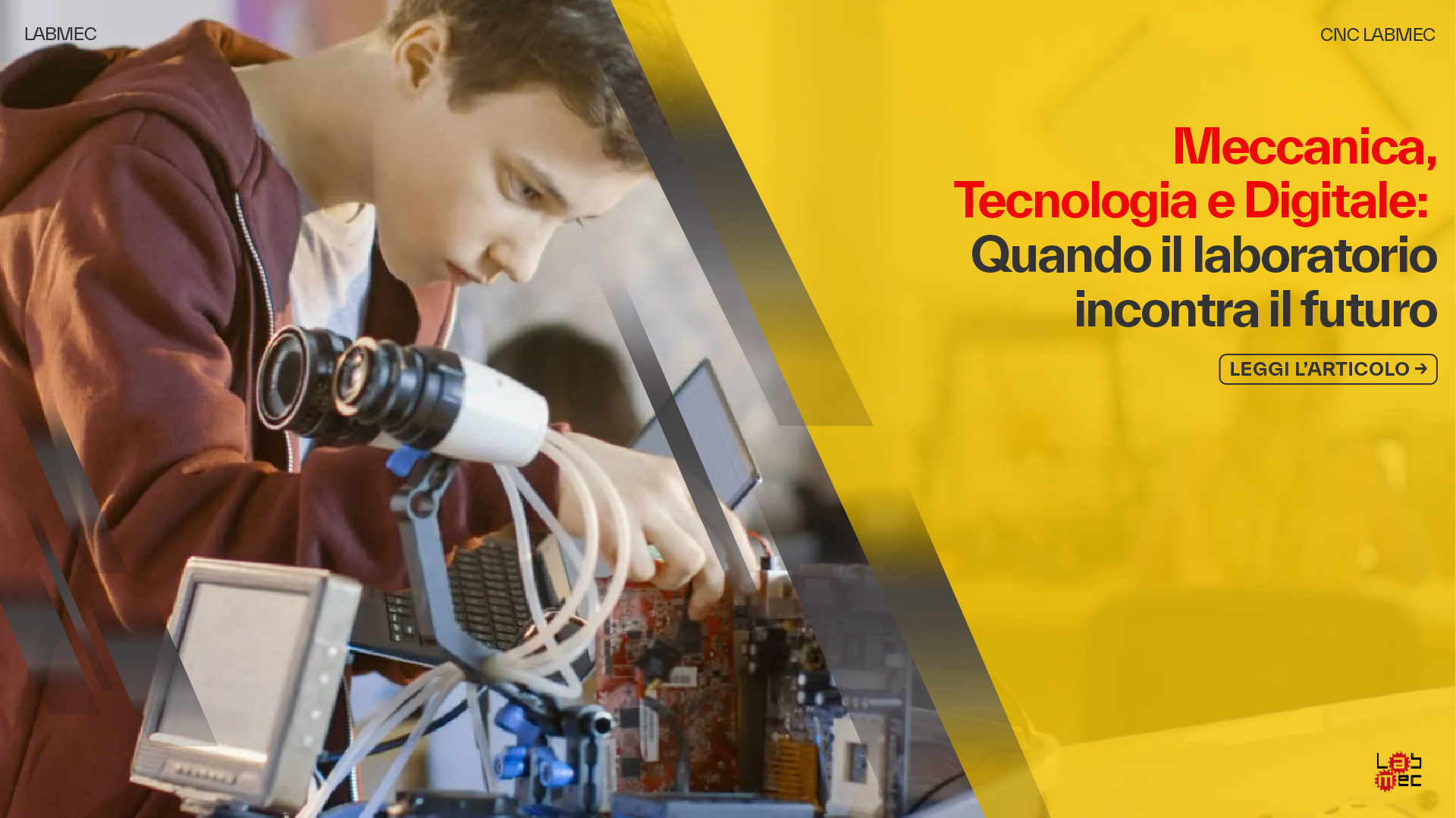 Copertina Articolo: Meccanica, Tecnologia e Digitale: Quando il laboratorio incontra il futuro
