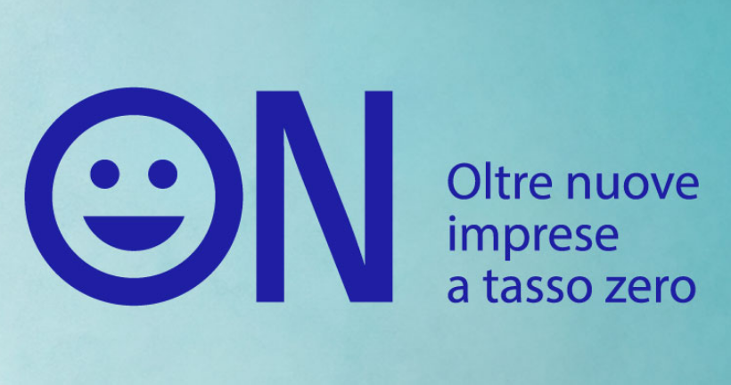 Logo bando ON Oltre Nuove Imprese a Tasso Zero per finanziamento agevolato a giovani e donne imprenditori